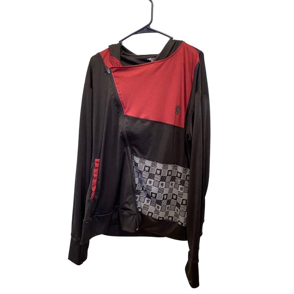 Universal Studios Harry‎ Potter Gryffindor Asymmetrical Hoodie Jacket Womens 3XL